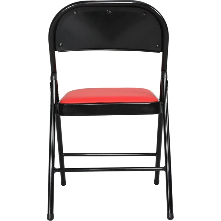 HTI-Living Wedigo Kunstleder Rot-Schwarz 6er-Set Klappstuhl – Bild 4