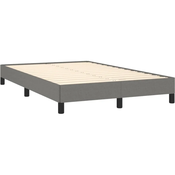 vidaXL Polsterbett, Stoff, 25,0 cm, Dunkelgrau, 120x190 cm – Bild 3
