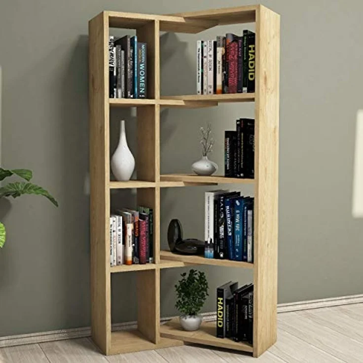 Homemania Bücherregal, Holz, 73,6 x 22 x 130,8 cm – Bild 4