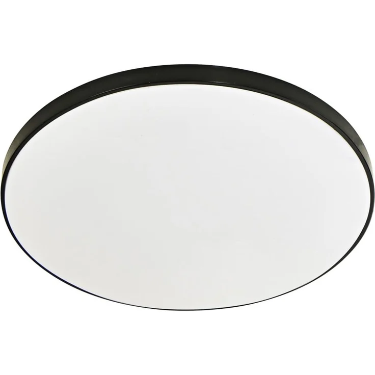 LED Deckenleuchte Bali schwarz Ø 27 x 5 cm neutralweiß – Bild 3