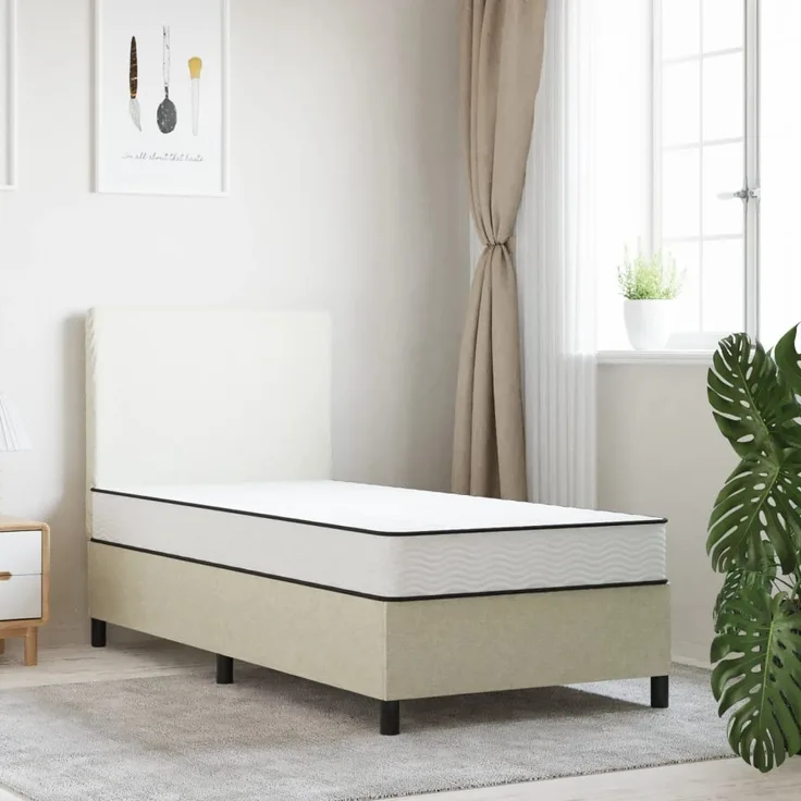 vidaXL Matratze Bonnell-Federkern Mittel 80x200 cm 372968
