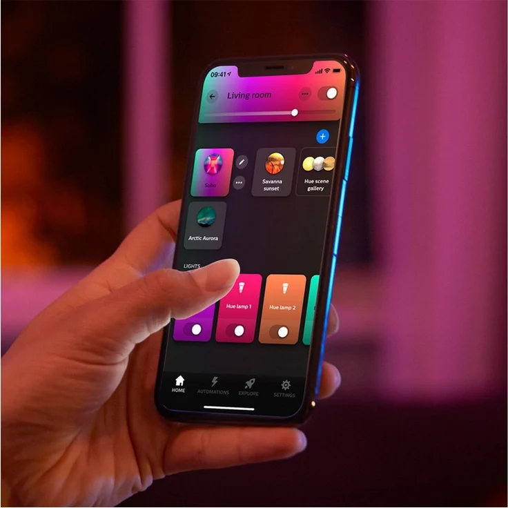Philips Hue Devote Slim Deckenleuchte rund M weiß – Bild 3