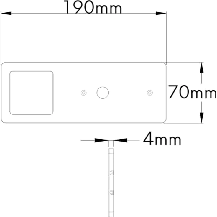 kalb LED Unterbauleuchte Silber 5W - sehr flache Küchenleuchte mit Touch-Dimmfunktion, 3er Set warmweiß, warmweiss – Bild 4