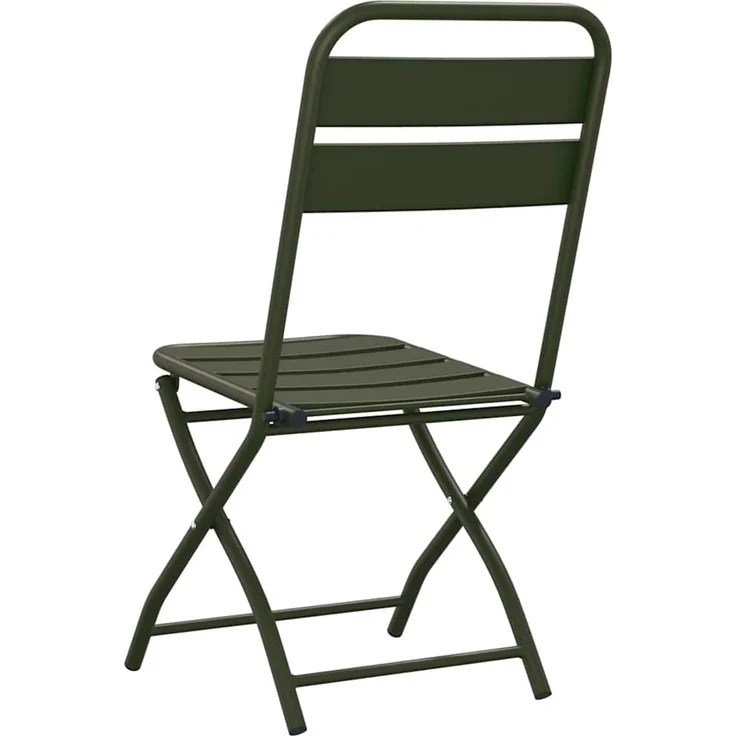 vidaXL Gartenklappstuhl 2 pcs Grün 42 x 52 x 82 cm 42002937 – Bild 6