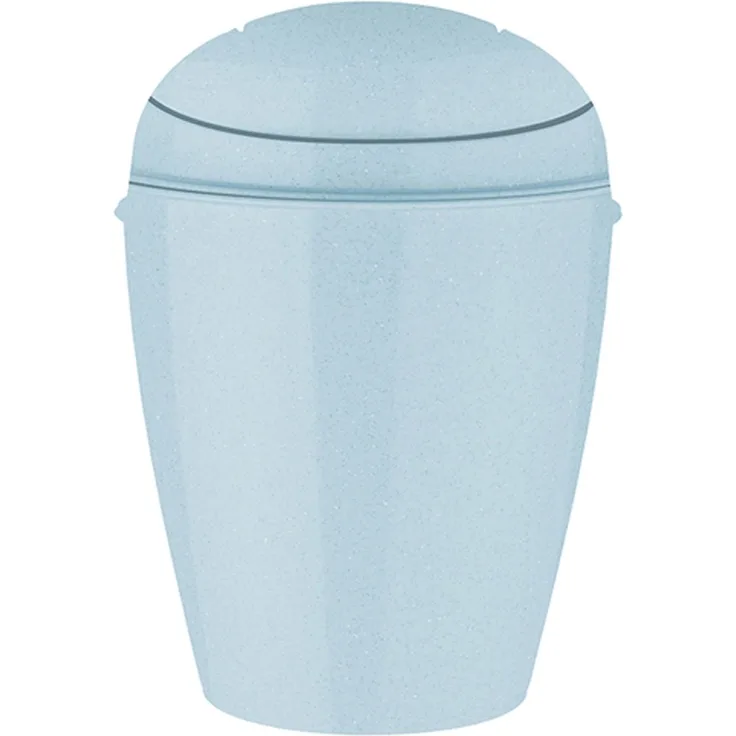 Koziol 'Del' Schwingdeckeleimer, Kunststoff, Recycled Blue, 2 Liter