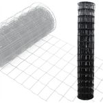 Gartenzaun Maschendraht 1,5x10m Zaun Gitterzaun Schweißgitter Wildzaun RAL7016