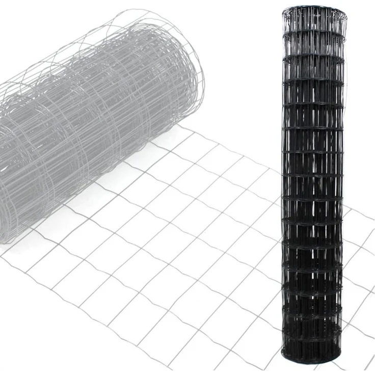 Gartenzaun Maschendraht 1,5x10m Zaun Gitterzaun Schweißgitter Wildzaun RAL7016 – Bild 1