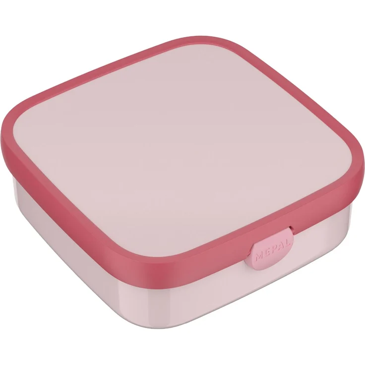 Mepal 'Campus' Brotdose Groß inklusive 2 auslaufsicheren Bento Fächern & Gabel, Kunststoff Cool Pink, 1250 ml – Bild 1