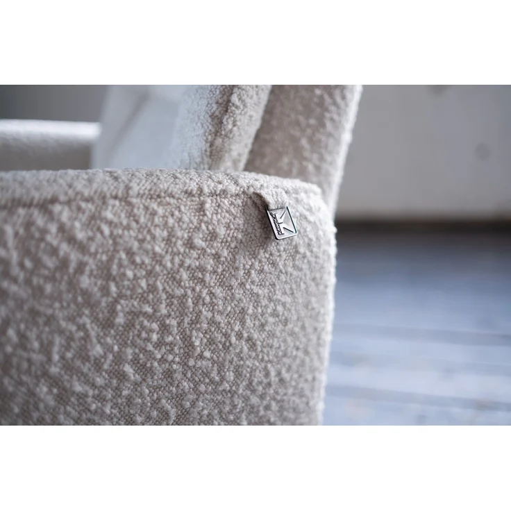 KAWOLA Sessel SARI Relaxsessel drehbar Stoff taupe 108 x 89 x 77 cm – Bild 7