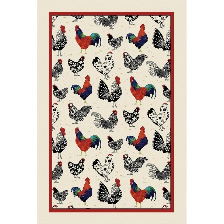 Ulster Weavers Geschirrtuch Rooster, (Set, 1-tlg, 1-teilig), 100% Baumwolle 48x74cm Küchentuch – Bild 1