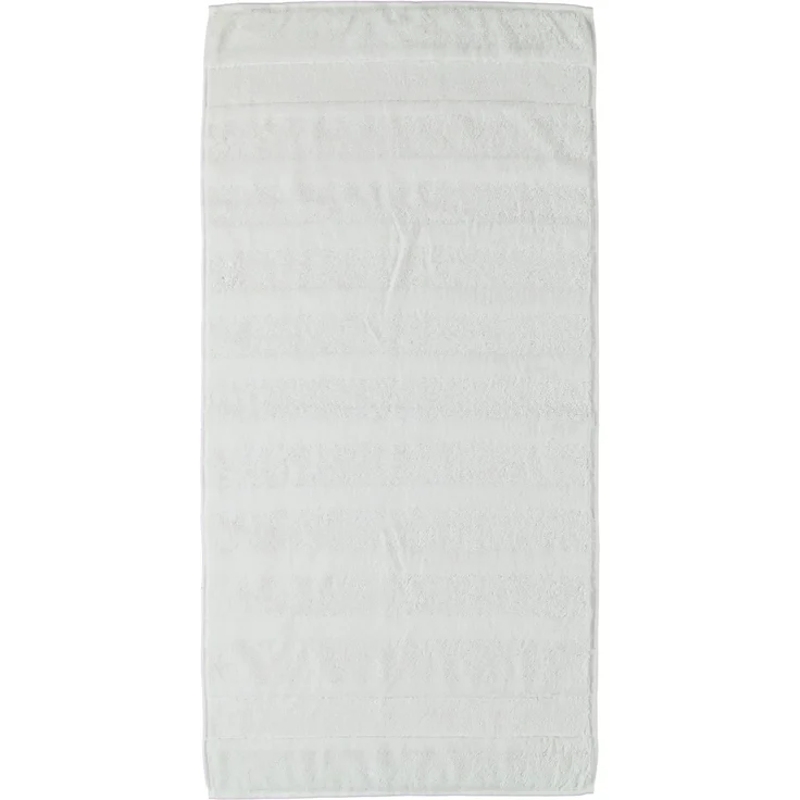 CAWÖ Gästetuch - Noblesse2, Walkfrottier, Velours-Streifen, Baumwolle, einfarbig Weiß 30x50cm – Bild 2