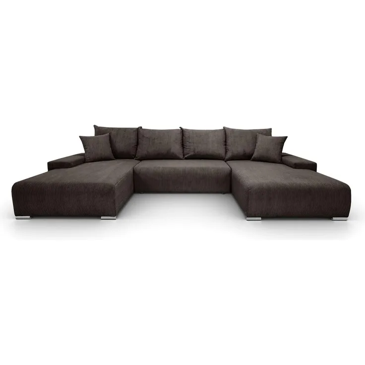 Lookway Wohnlandschaft LAVIO U – großes Ecksofa in U-Form, modernes Design, 348x188x93 cm