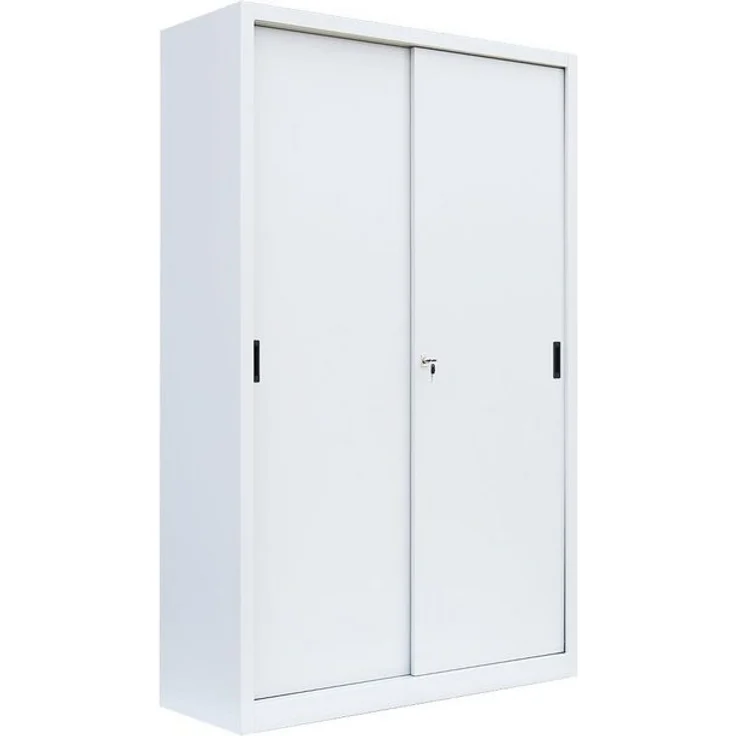Steelboxx Schiebetürenschrank Lüllmann® Schiebetürenschrank, 5 OH, 1950 x 1200 x 450 mm (1-St) Komplett verschweißt und montiert - keine Montage erforderlich – Bild 4