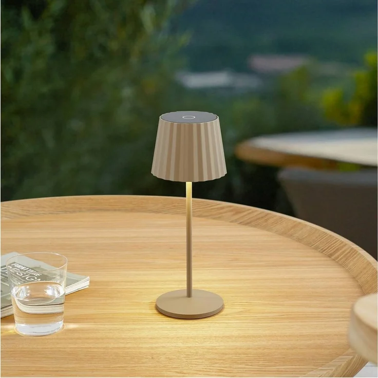 Lindby Außen-Tischleuchte Esali, Enthalten, 1 x 2,2 W LED, warmweiß – Bild 2