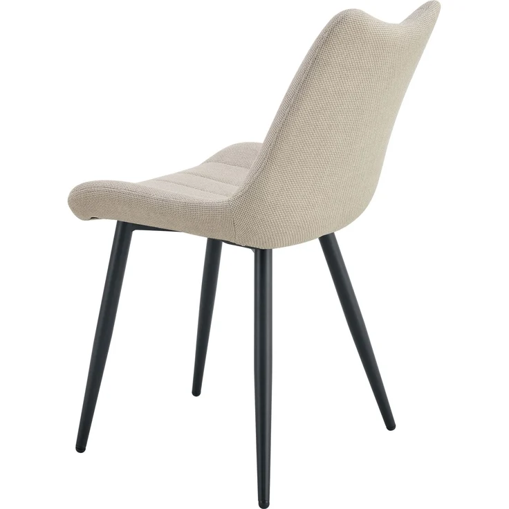 Stuhl 2er Set Helsinki Stühle in Creme - gemütliches Design - Top Qualität B/H/T: 53x86x59 cm – Bild 6