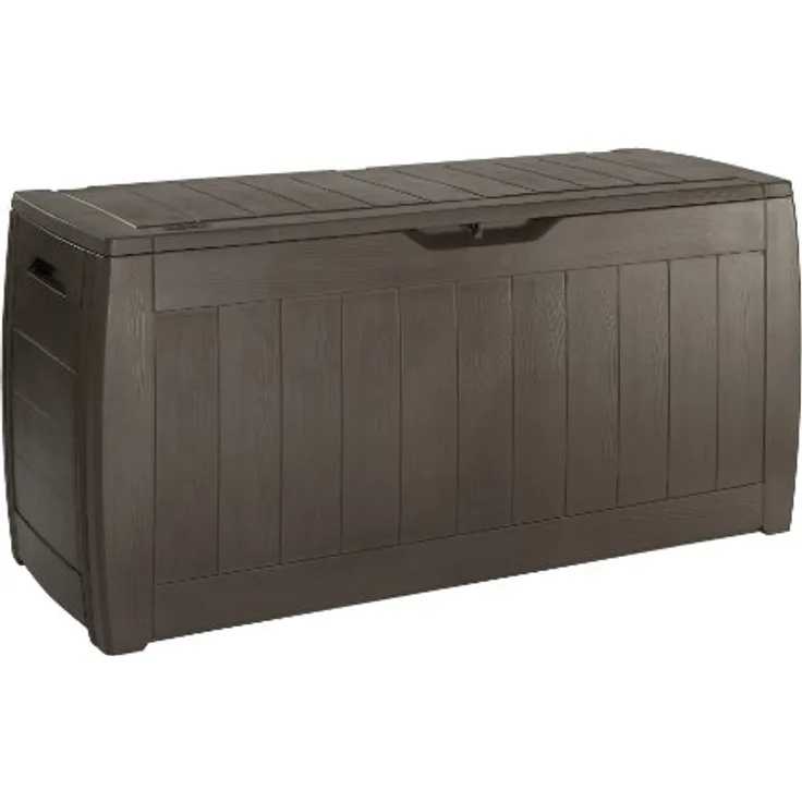 Keter Gartenbox Hollywood, Aufbewahrungsbox mit 270l Fassungsvermögen, wetterfest und UV-beständig