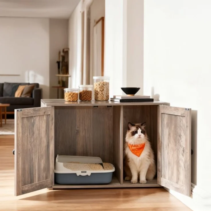 Katzenschrank für Katzenklo 10052599_940 – Bild 3