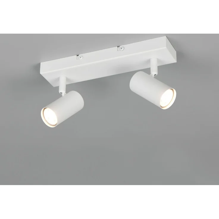 Deckenstrahler TARYN Weiß 2-flammig, Breite 26cm – Bild 3