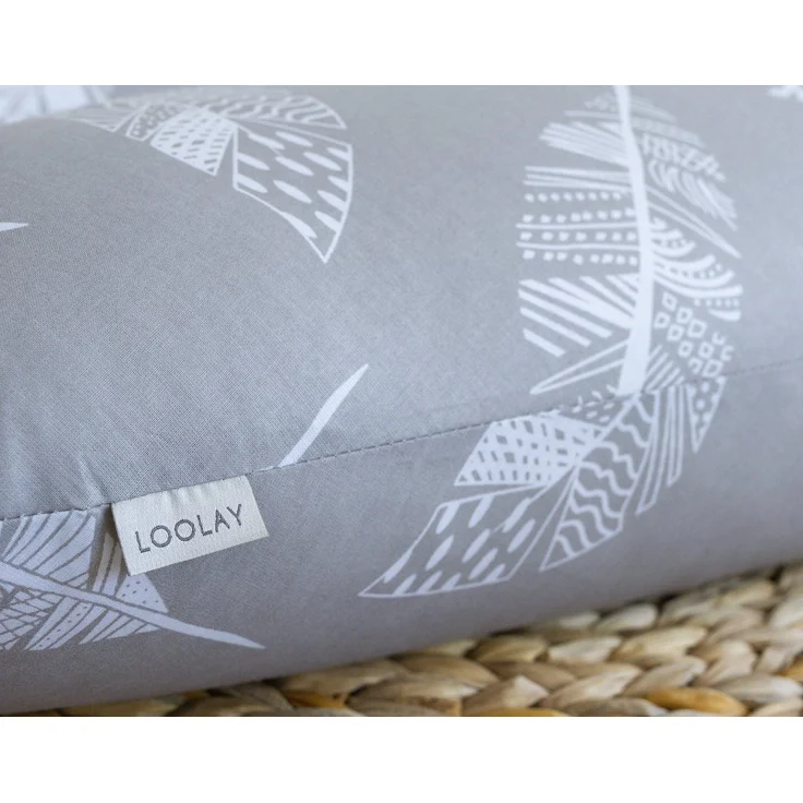 Loolay Seitenschläferkissen M/ L oder L/ XL Schwangerschaftskissen Stillkissen Schlafen Kissen, M/ L oder L/ XL Lagerungskissen + 100% Baumwolle Bezug 170 und 190 cm, Standard & X-LARGE Kissen SUPER Geschenk für Schwangern Seitenschläfer, LOOLAY® - 100... – Bild 3
