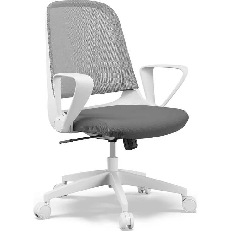 SENSE7 Bürostuhl Sopty mit Wippfunktion, Bürosessel mit verstellbaren Armlehnen, ergonomischer Computerstuhl mit atmungsaktivem Netz, Schreibtischstuhl bis 130 kg, höhenverstellbarer Office Chair