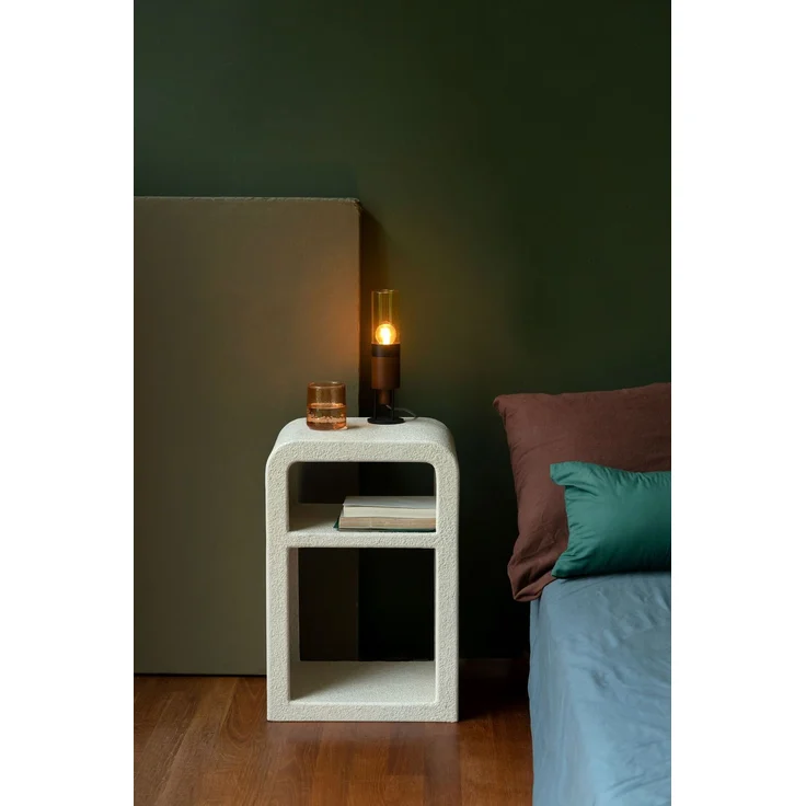 DutchBone Beistelltisch Veda aus recyceltem Marmor in Beige 30x40x60 cm – Bild 7