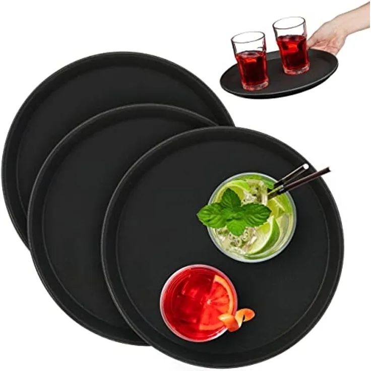 Rundes Gastro Serviertablett 3er Set 10043117