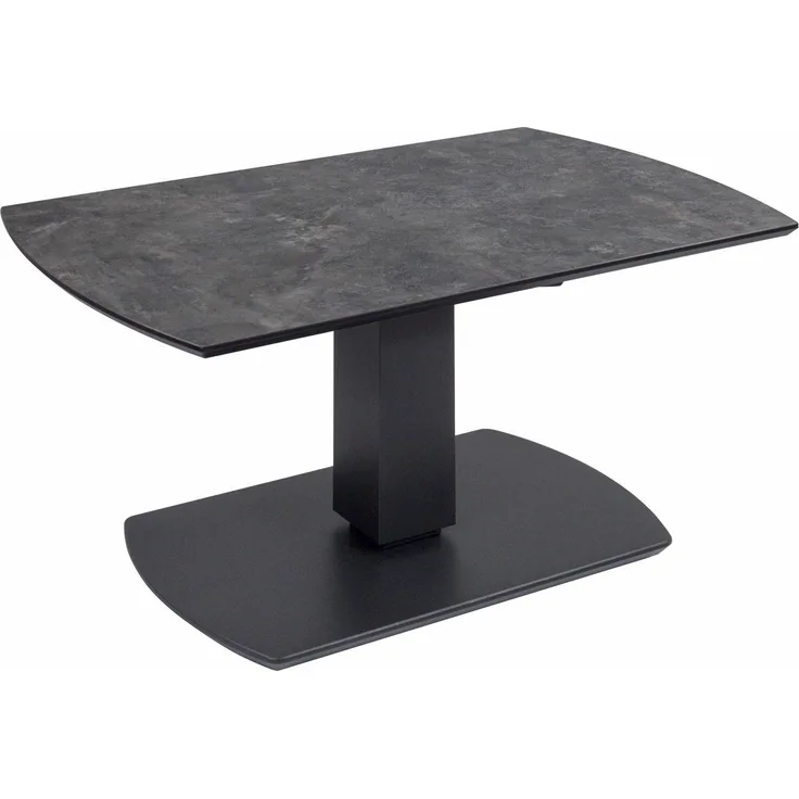 Couchtisch höhenverstellbar Charine 100x48x62 HPL Anthrazit/Metal Rock