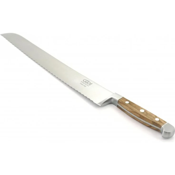 Brotmesser Franz Güde 7431/32 von GÜDE, 32 cm Klinge, Olivenholz-Griff – Bild 1