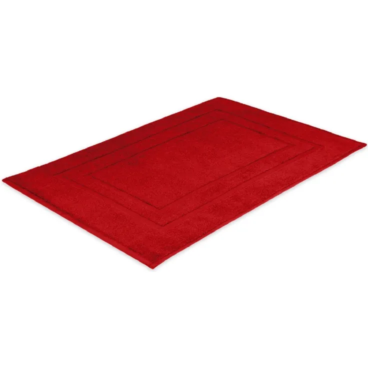 Badvorleger 50 x 80 cm 700g/m² Rot