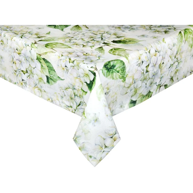 beties Tischdecke Landlust-Hortensie (1-tlg, 1 Stück), 100% Baumwolle, Hortensien in weiß, verschiedene Größen – Bild 5