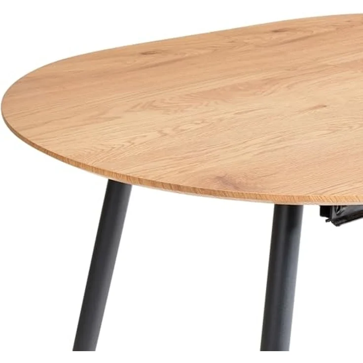 Ausziehbarer Esstisch CLAVET Hellbraun 120 160 cm 80 cm – Bild 6