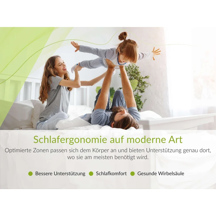 Solide Bonellmatratze für tägliche Nutzung, PU-Schaum & stabile Federung – klassisch, hygienisch & wendbar – Härtegrad H3 – 180 x 200 cm – TOVA – SIVO – Bild 9