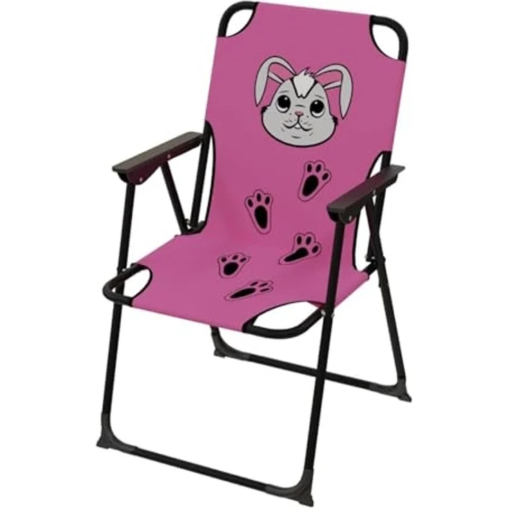 Mojawo Essgruppe 4tlg Kinder Campingmöbel Set Hase Campingstuhl Tisch Sonnenschirm – Bild 5