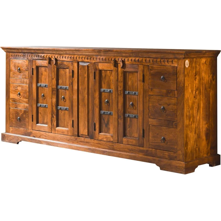 Sideboard Akazie 212x50x92 honig lackiert OXFORD #0414 – Bild 1
