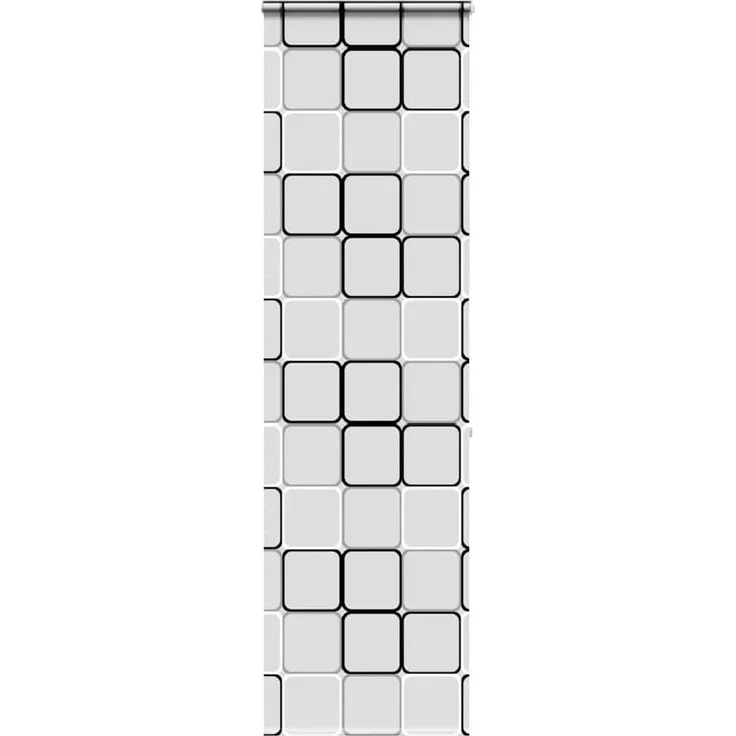 vidaXL Duschrollo mit Kassette 80x240 cm Stoffbreite 76 cm 4015043 – Bild 1