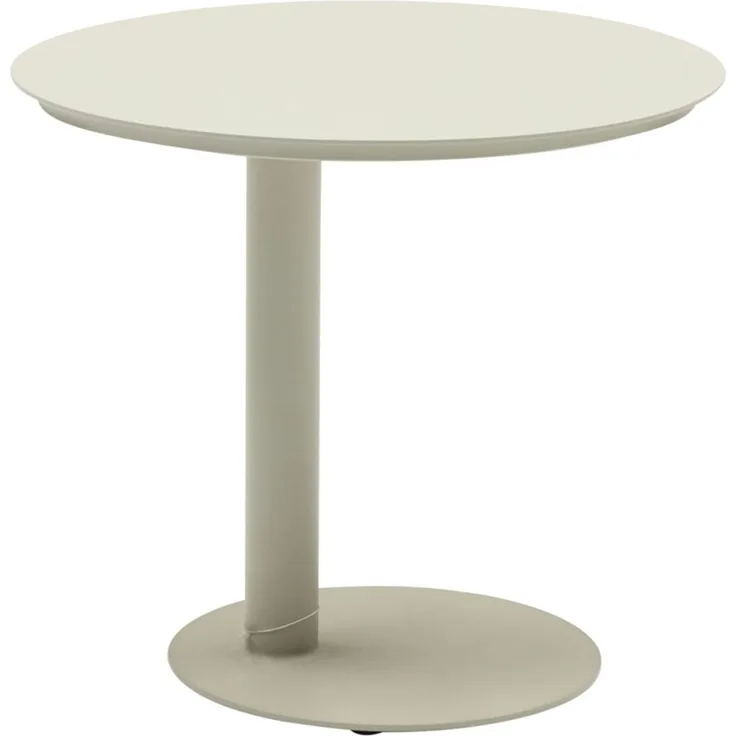 Couchtisch Madison Beistelltisch Gartentisch Loungetisch Oval 33x45x40 cm Taupe