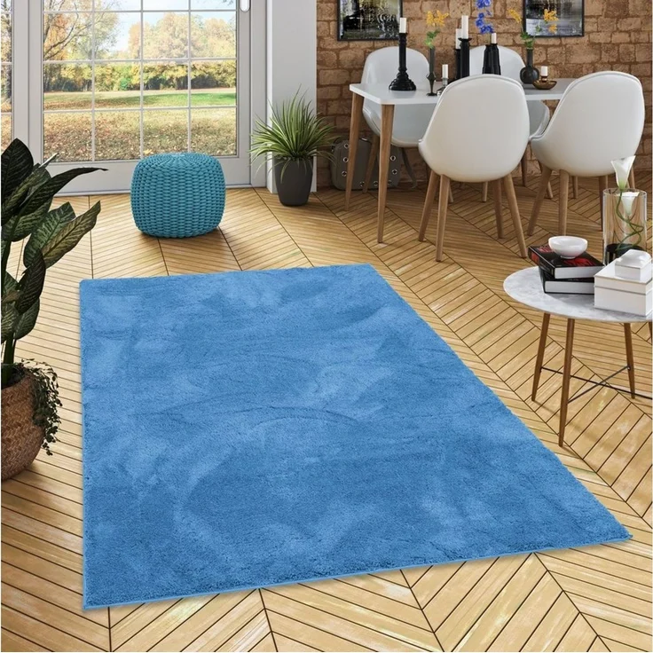 Pergamon Hochflor-Teppich Hochflor Langflor Super Soft Teppich Silky, Rechteckig, Höhe: 30 mm – Bild 2