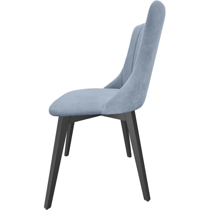 Gemütlicher Polstersessel graues Polster schwarze Stuhlbeine V-90.71-60SwP38Doppelpack – Bild 6