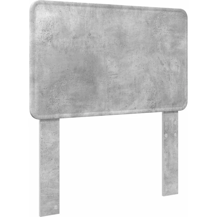 vidaXL Bettrahmen Beton Grau 90 x 190 cm Massives Kiefernholz 3412545 – Bild 5