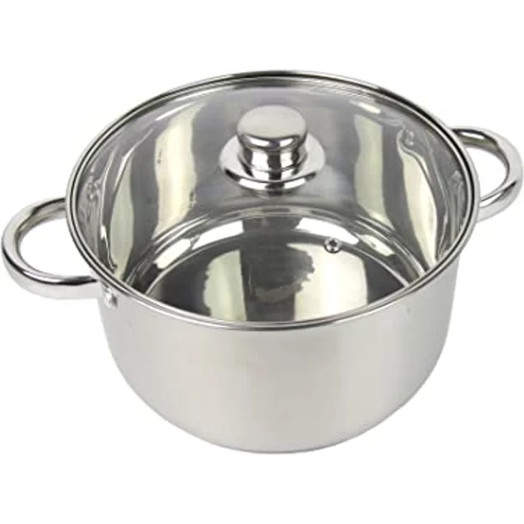 Michelino Topf-Set 8-teiliges Topfset "Berlin" mit Füllstandsanzeige für alle Herdarten, Edelstahl (8-tlg), Induktionsgeeignet – Bild 7