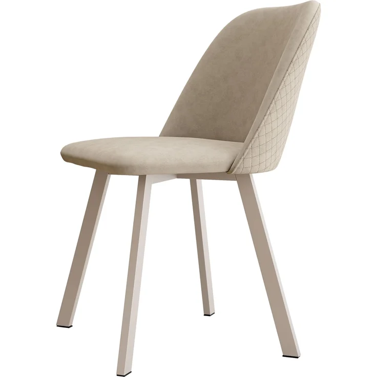 Mirjan24 Polsterstuhl K109 (Farbe: Uttario Velvet 2978 + Uttario Velvet U03 2978), 80 x 58 x 47 cm – Bild 1