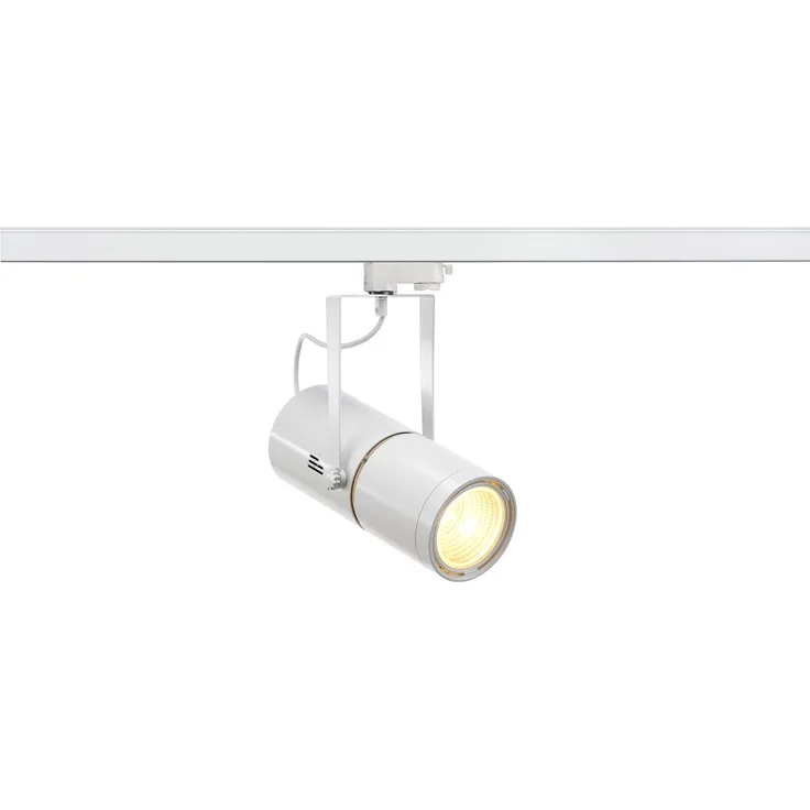 SLV EURO SPOT EVG, weiss, HQI-T, 50W, 15°, inkl. 3P.-Adapter - Leuchten mit 3 Phasen Adapter 230V