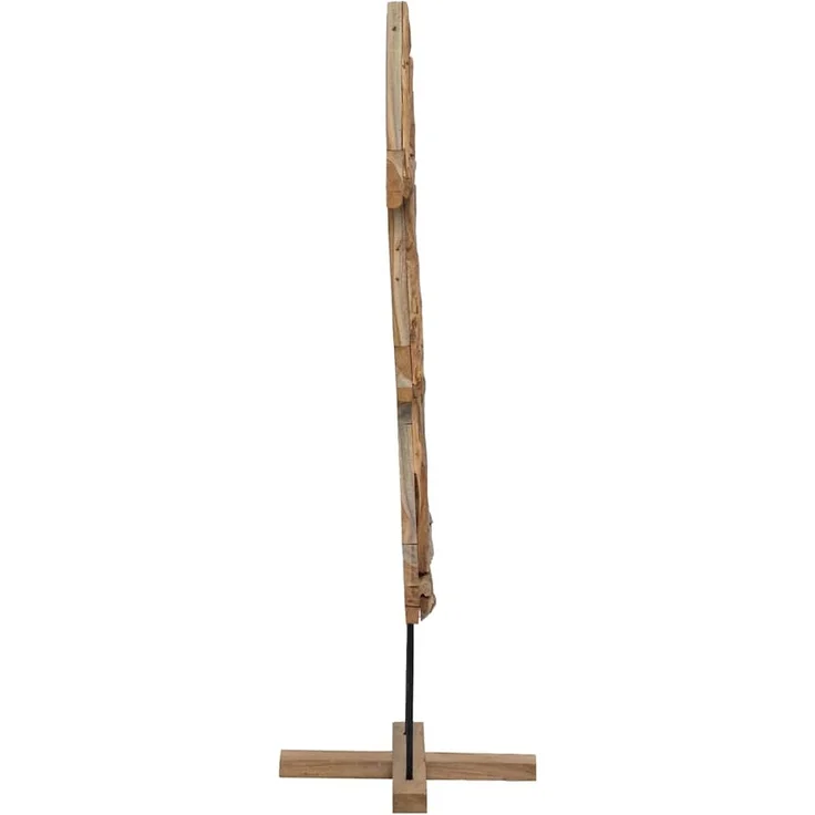 vidaXL Weihnachtsbaum mit Ständer Braun 90 cm Massivholz Teak 42017926 – Bild 6