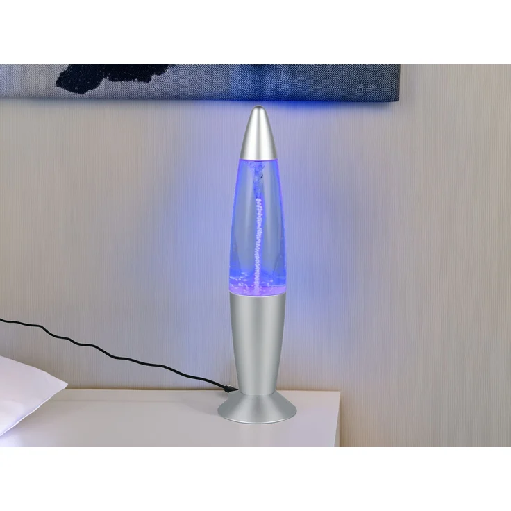 Deko LED RGB Tischleuchte mit Strudel Batterie- oder USB betrieben, Höhe 34,5cm – Bild 1