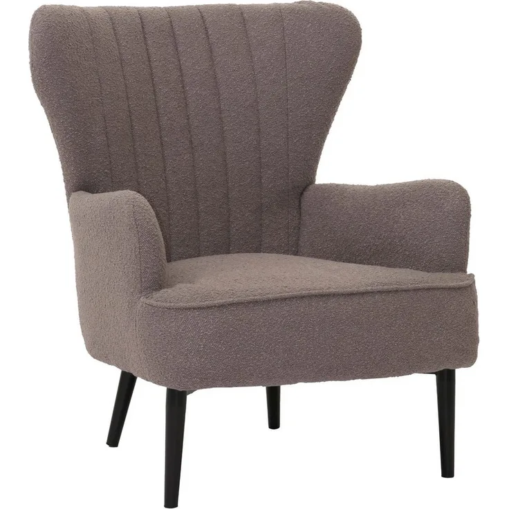 MCW Loungesessel MCW-K37-B, Mit Armlehnen, Mit dekorativen Ziernähten