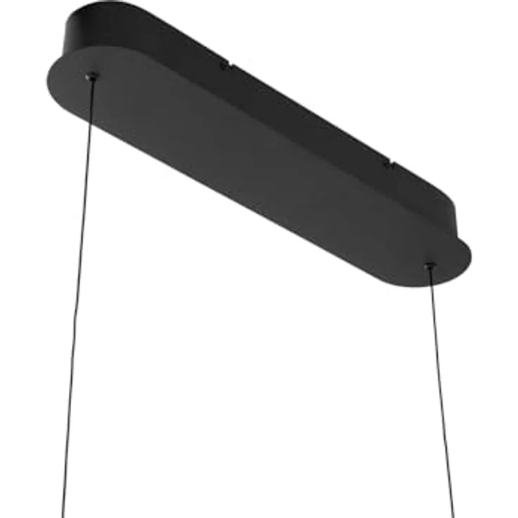 LUCANDE LED-Hängeleuchte Philine, 121 cm, dimmbar in drei Stufen, schwarz Eisen – Bild 7