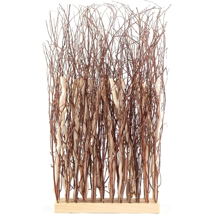 DESIGN DELIGHTS Paravent WEIDENBÜNDEL "TWIGS", 78x40 cm, Weidenholz, Zweige Sichtschutz