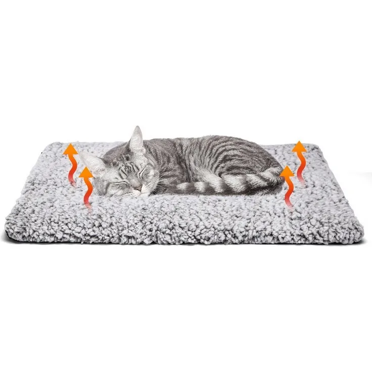 nobleza Tierkissen Tierdecke Selbstheizendes Katzenbett Hundematte Wärmematte Heizdeckem
