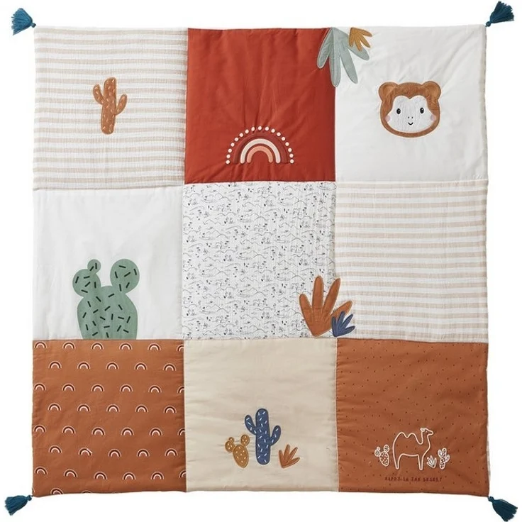 Babydecke Baby Spieldecke/ Laufstalleinlage WILD SAHARA, vertbaudet – Bild 1