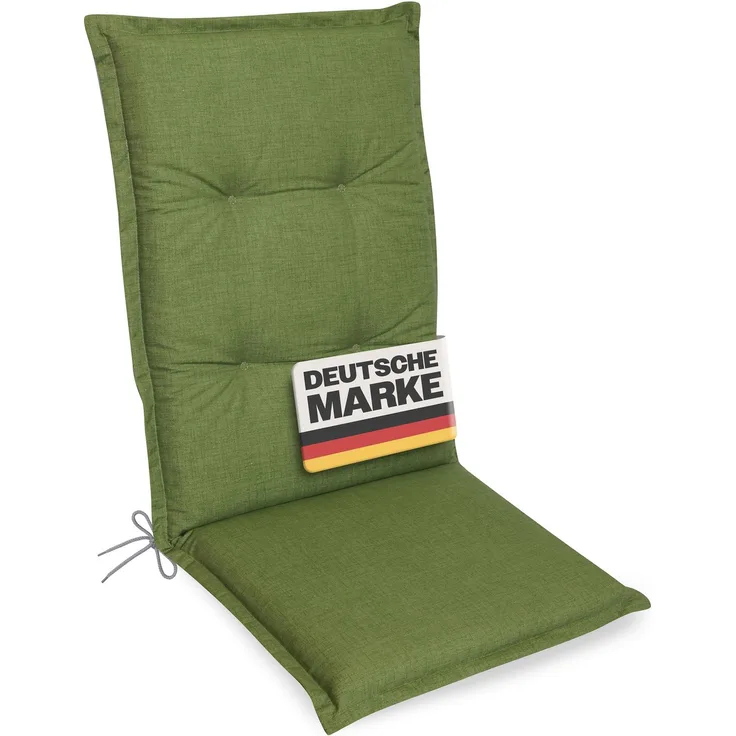 Gardissimo PREMIUM Hochlehner Gartenstuhl Auflagen 120x50x8cm grün